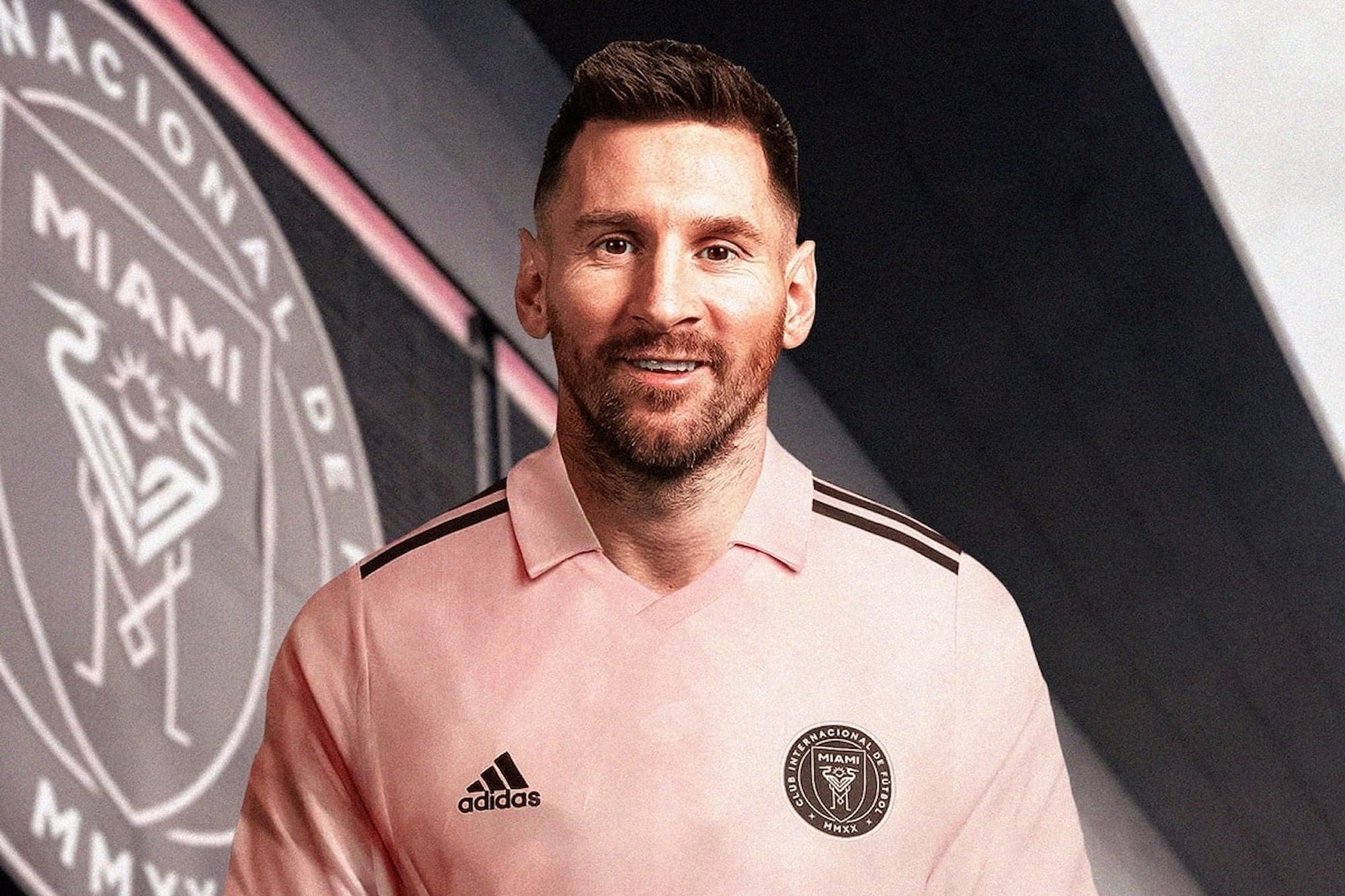 Messi con la camiseta del inter de miami